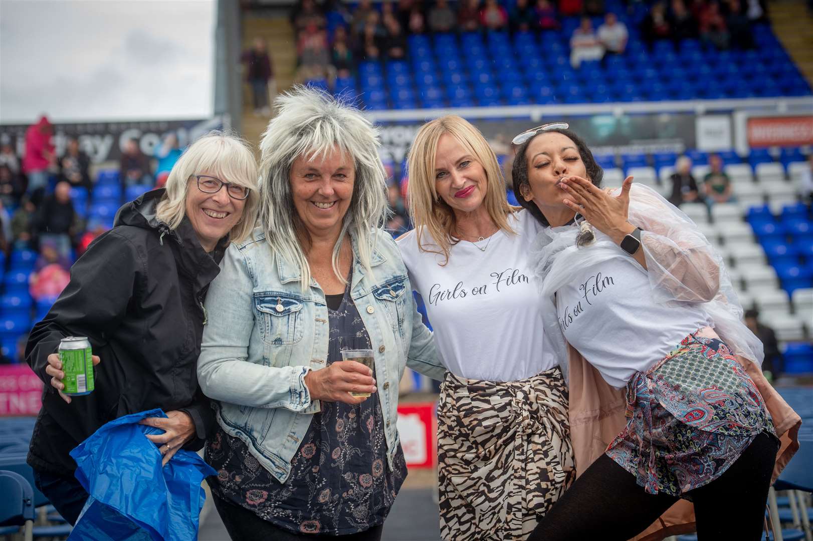 Sonia Tindle, Mary King, Wendy Wilson and Amy Lindsley (Duran Duran). Picture: Callum Mackay..