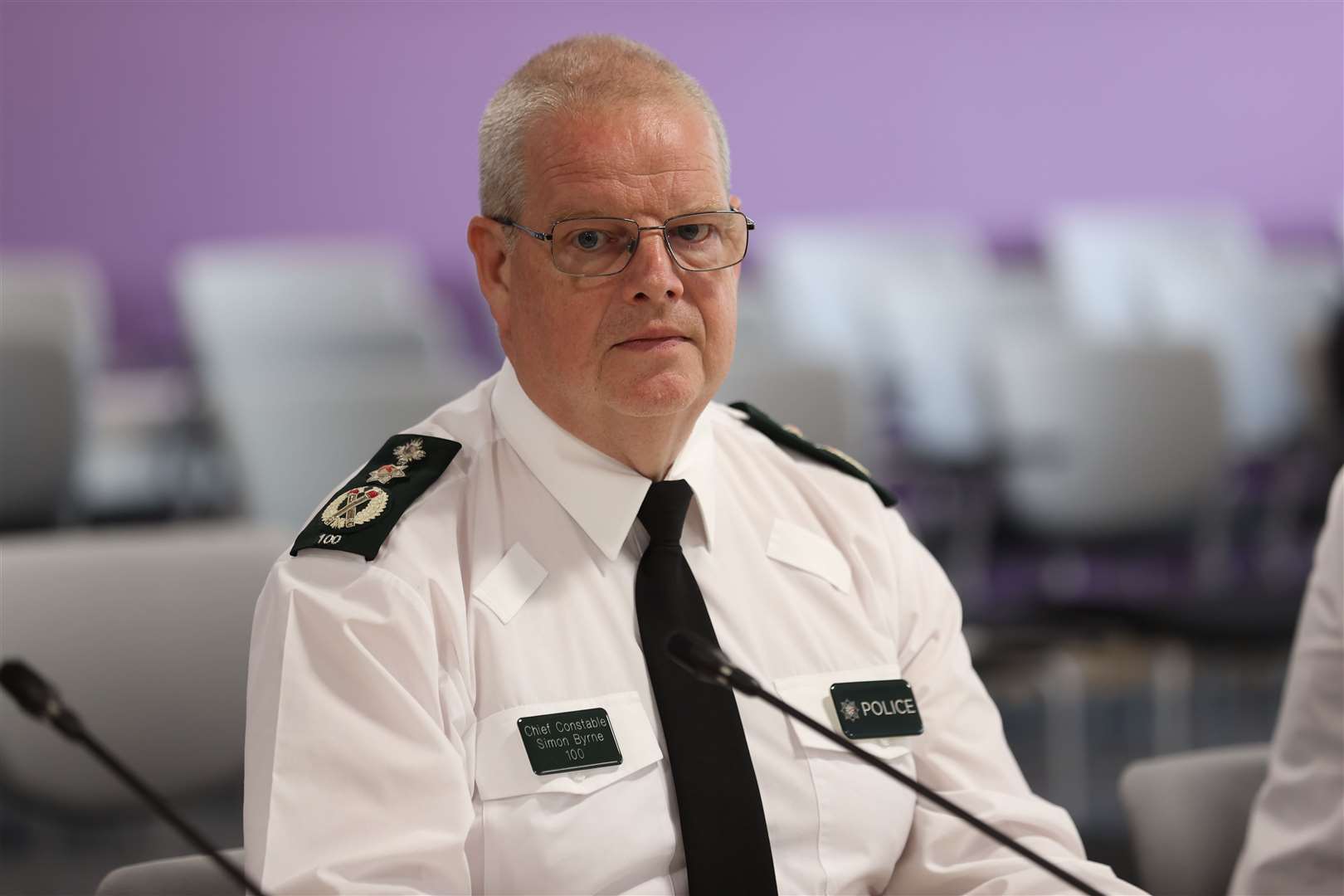 Police Service of Northern Ireland Chief Constable Simon Byrne (Liam McBurney/PA)