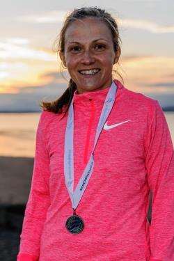 Jenny Bannerman claimed the silver medal at the Scottish 5k Championships