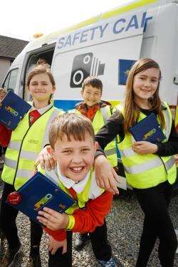 Dalneigh P6 pupils (left to right) Elsie Williams , Daniel Russell, Daniel Ross and Olivia Milson.