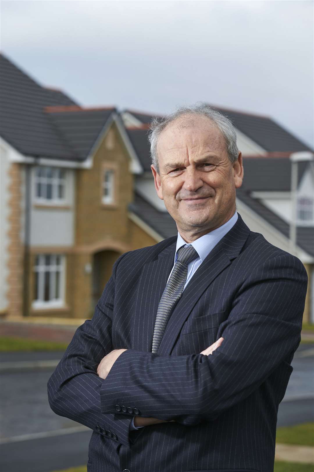 George Fraser, chief executive of Tulloch Homes pictured at one of its Inverness developments.