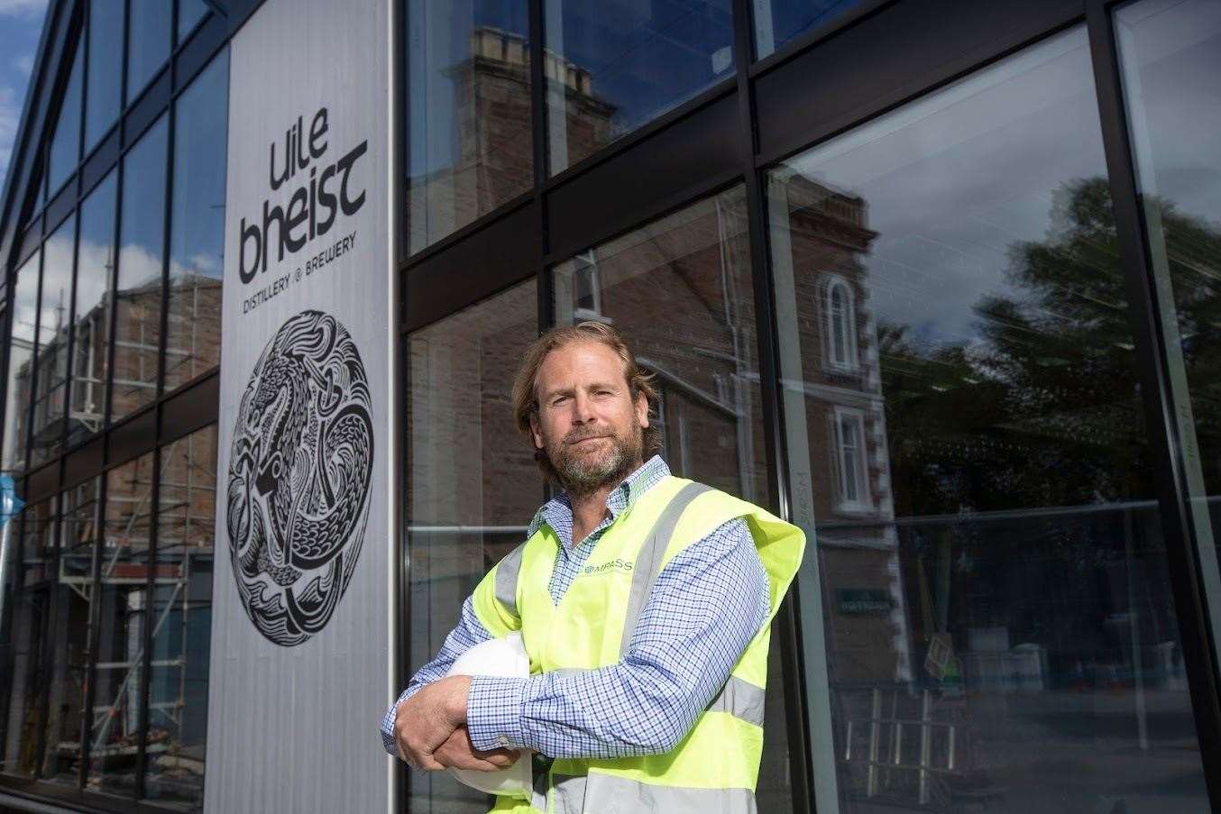 Uilebheist owner Jon Erasmus wanted create something unique to the Inverness area with the distillery, and brewery powered by the River Ness.