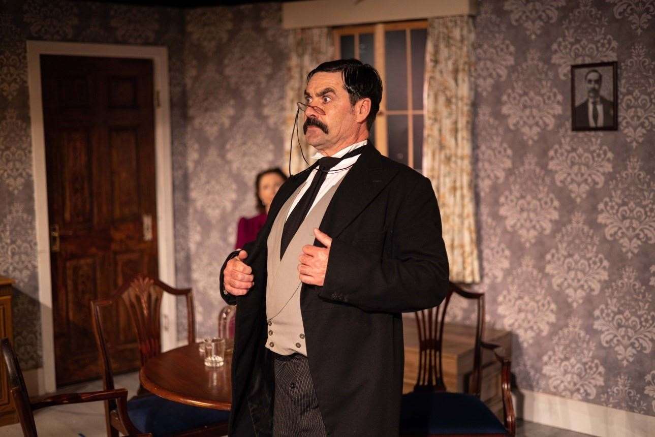 Teddy who thinks he is Teddy Roosevelt, played by Tom Masterton. Picture: Matthias Kremer