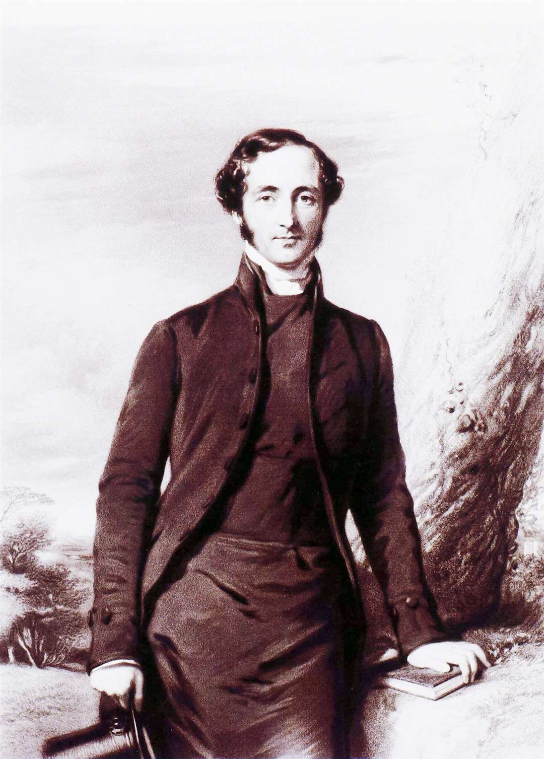 Bishop Eden as a young man. Picture courtesy of Eden Court Theatre/Am Baile