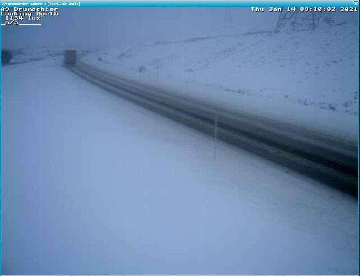 The A9 at Drumochter, looking north. Picture: Bear Scotland.