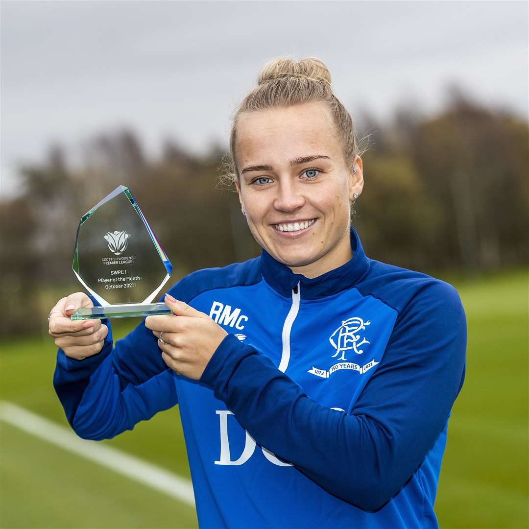 Rachel McLauchlan is set to come back and play in the Highlands for the first time since going full time with Rangers. Picture: Rangers FC