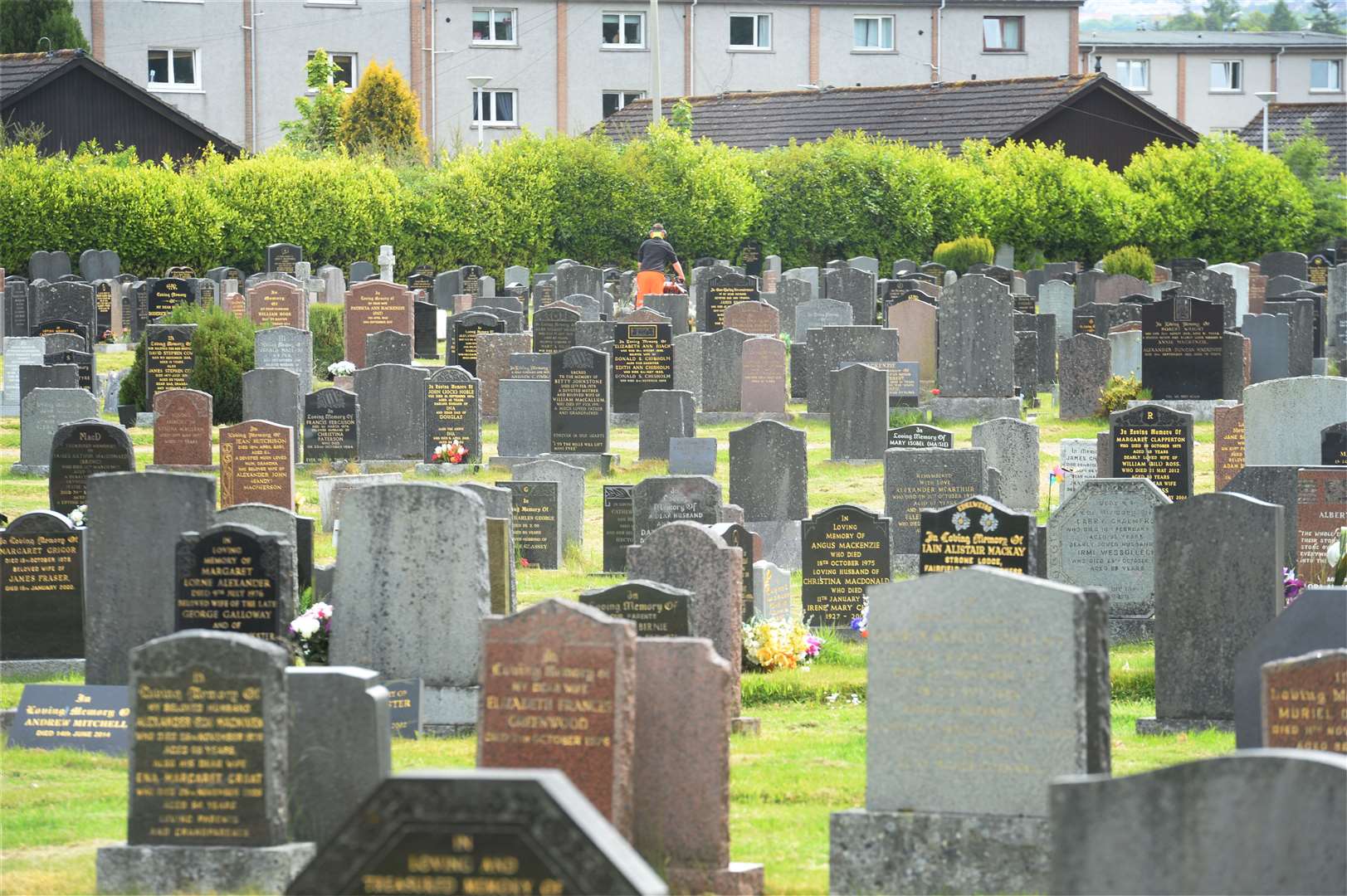 Residents have reported concerns about someone possibly sleeping in Tomnahurich Cemetery.