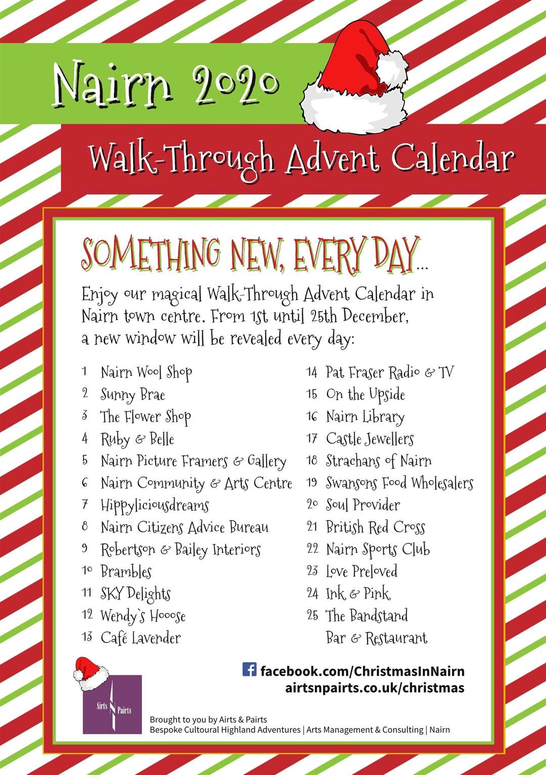 The poster for the Walk-Through Advent Calendar.