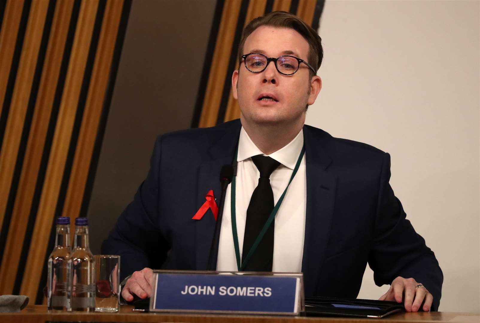 John Somers Principle Private Secretary to the First Minister said he did not tell anyone other than his line manager about a woman’s claims of sexual harassment by Alex Salmond (Andrew Milligan/PA)