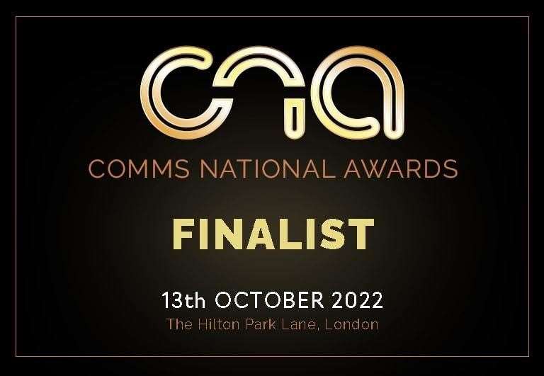 Fibre 1 have been named as a finalist Comms National Awards.