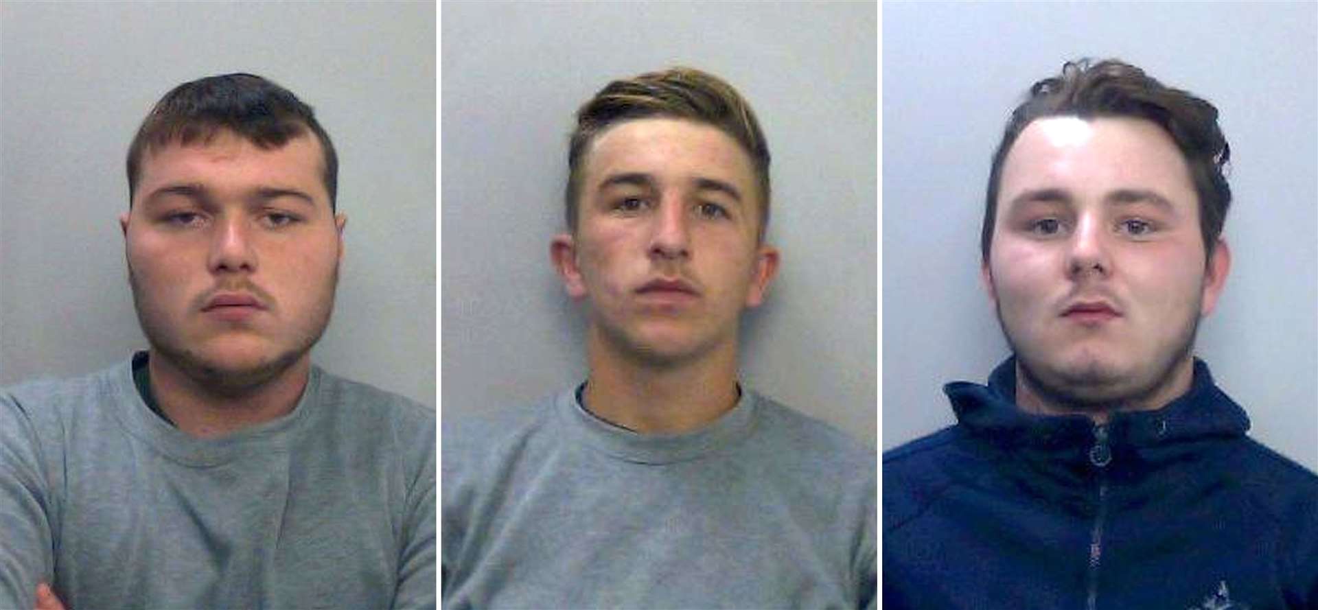 Henry Long, Jessie Cole and Albert Bowers were jailed for killing Pc Andrew Harper (Thames Valley Police/PA)