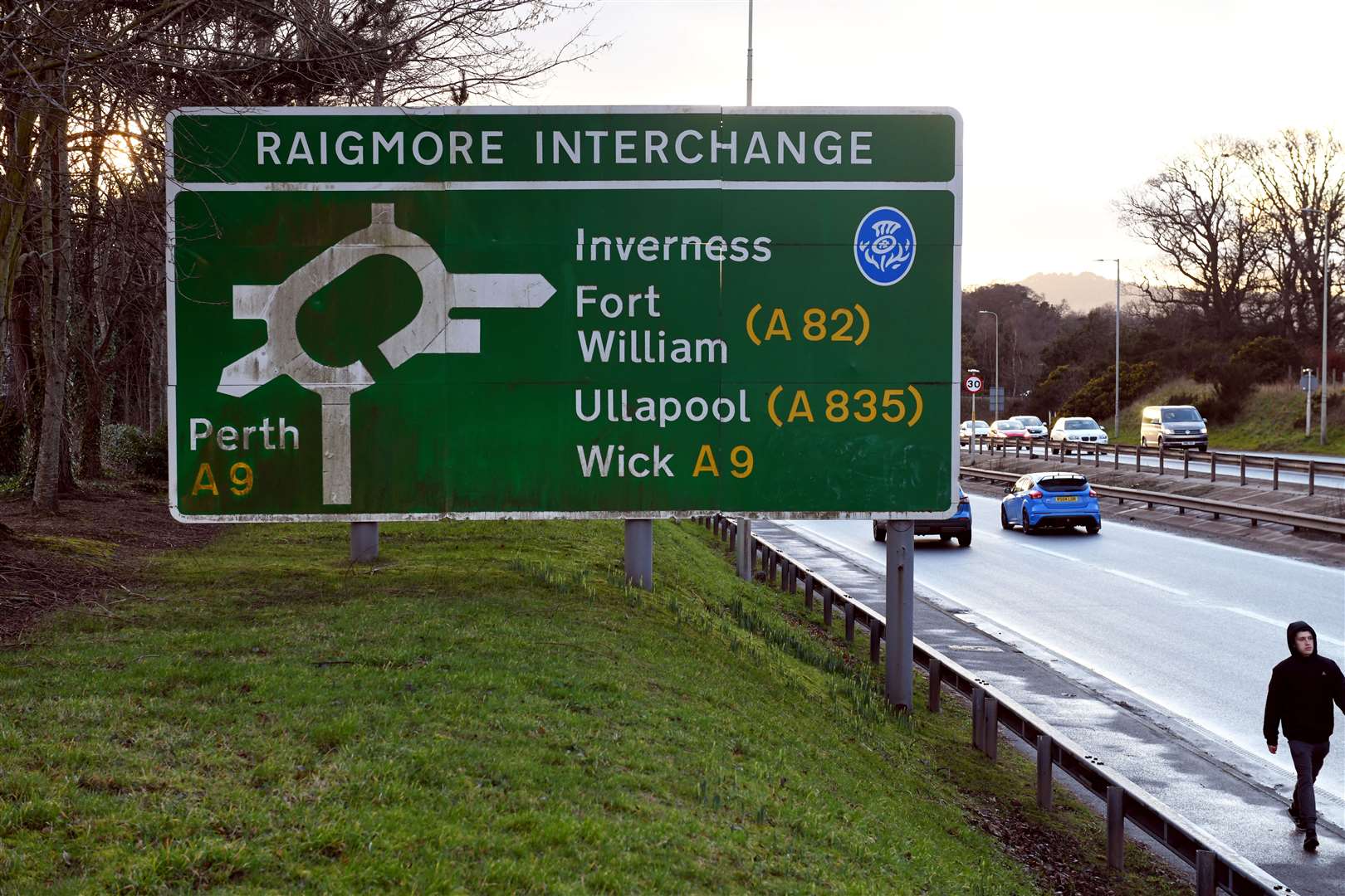 Raigmore Interchange locator February 2023. Picture: James Mackenzie.