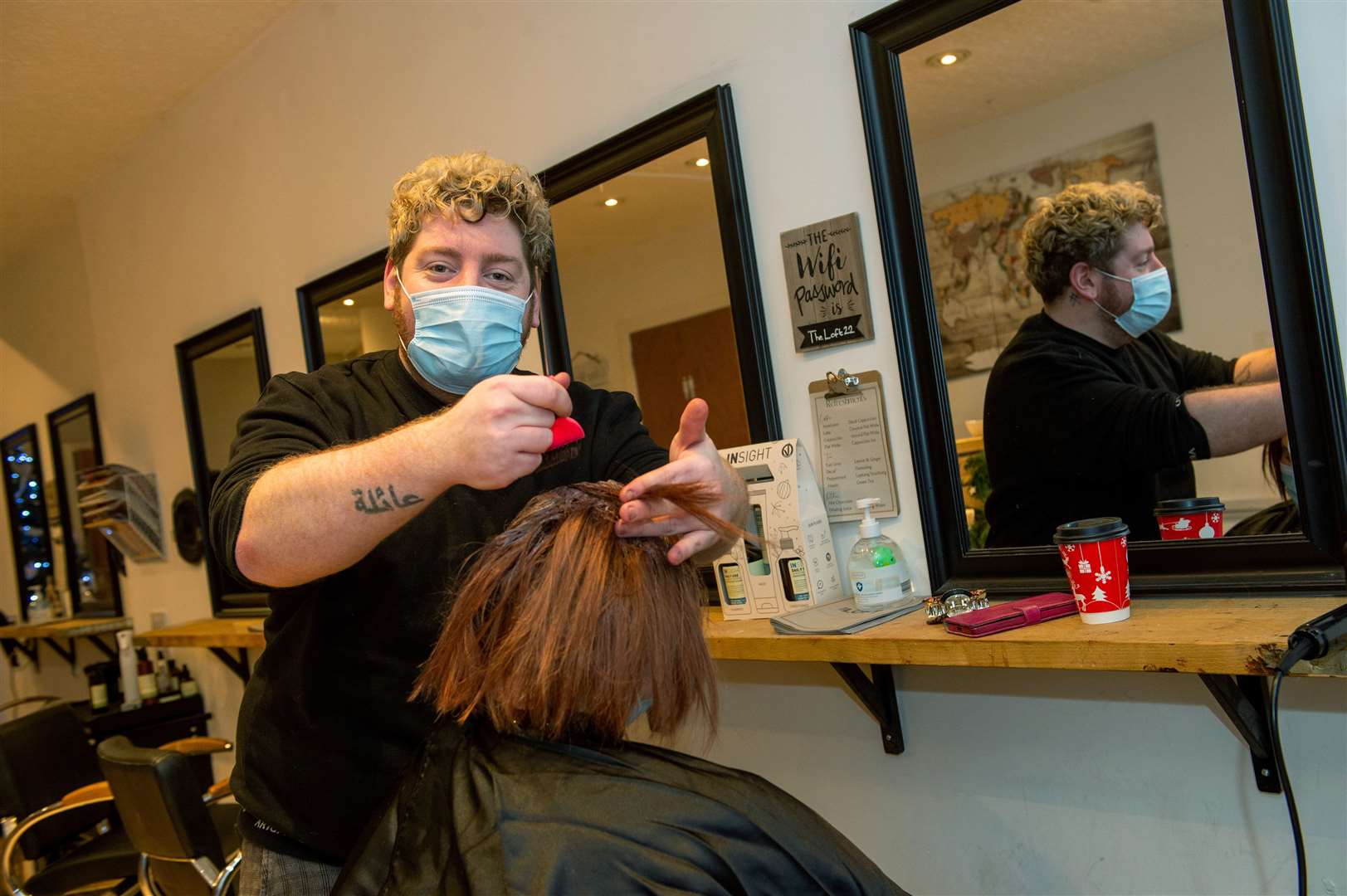 Allan Mackenzie, at The Loft salon, will be providing free haircuts for the homeless and less well-off families.