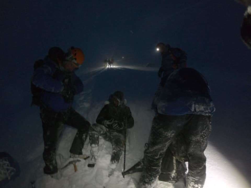 Ben Nevis rescue. Picture: Lochaber Mountain Rescue Team