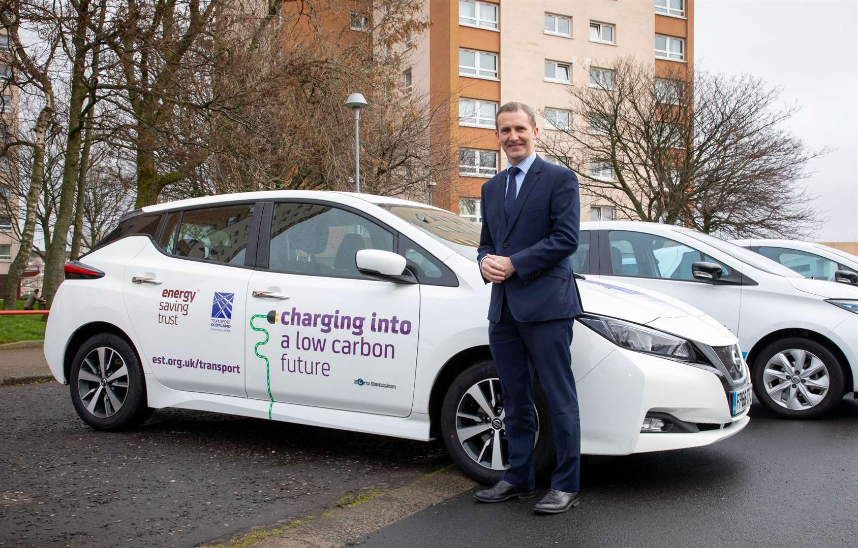 Scotland’s transport minister Michael Matheson announces a £500,000 scheme to boost low-emission vehicle use.