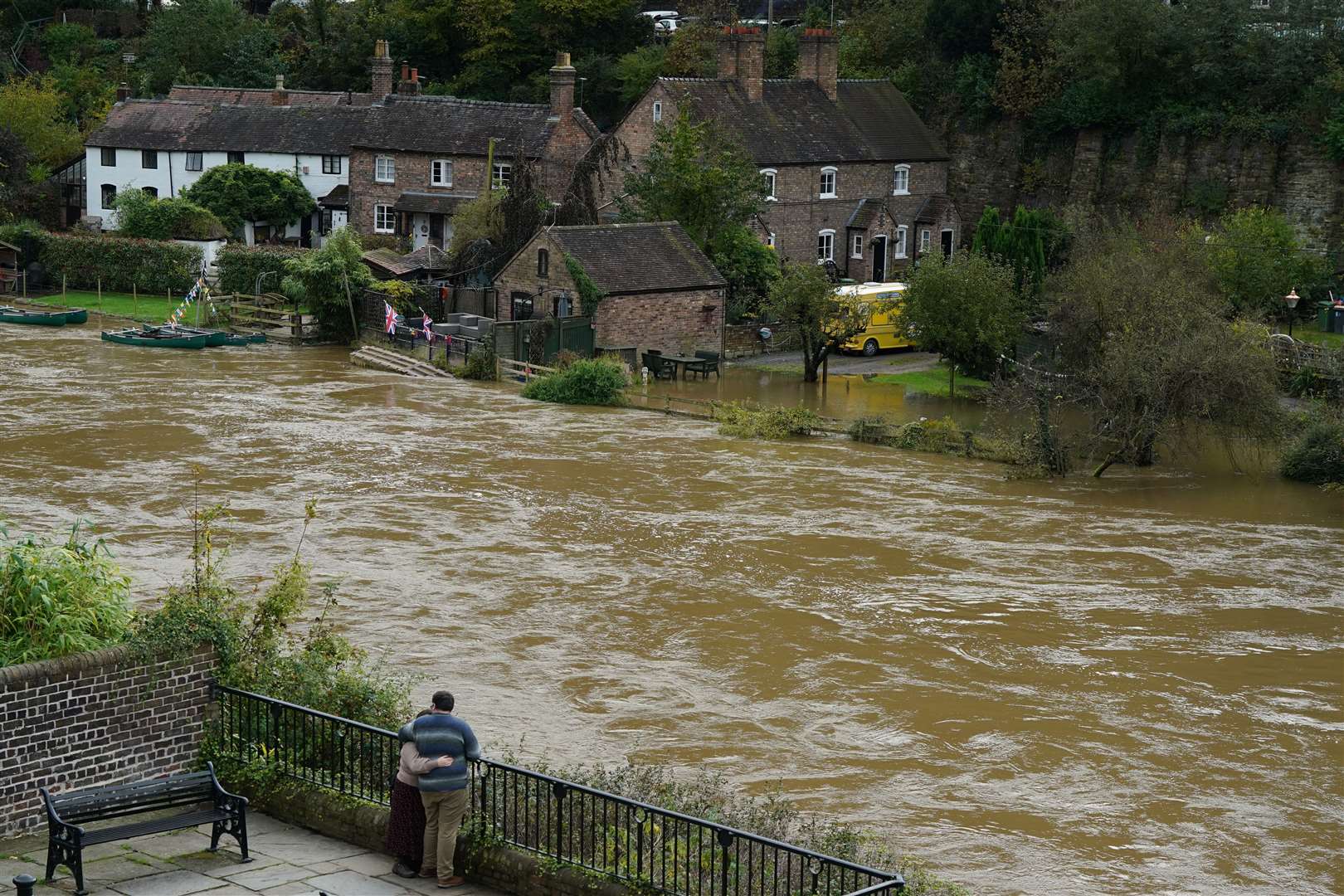 Flooding along the River Severn in Shropshire (Nick Potts/PA)