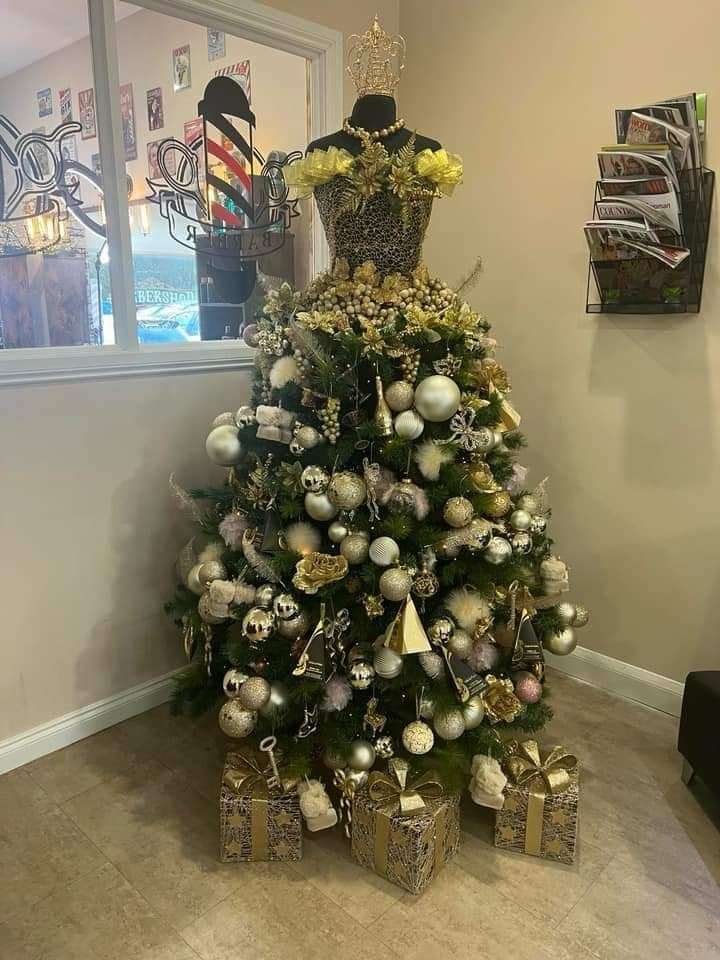 The Gallery Hair and Beauty Salon's Christmas tree.