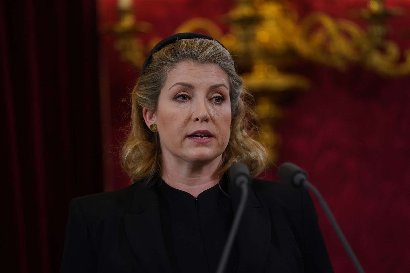 Lord President of the Council Penny Mordaunt opens the proceedings (Victoria Jones/PA)