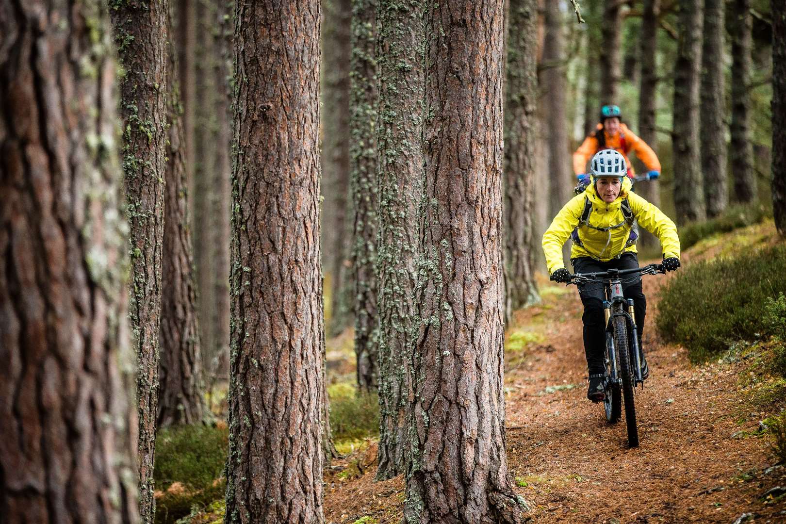 Mountain bikers are permitted to ride under the daily exercise allowance – but are being asked to follow government guidance. Picture: DMBinS