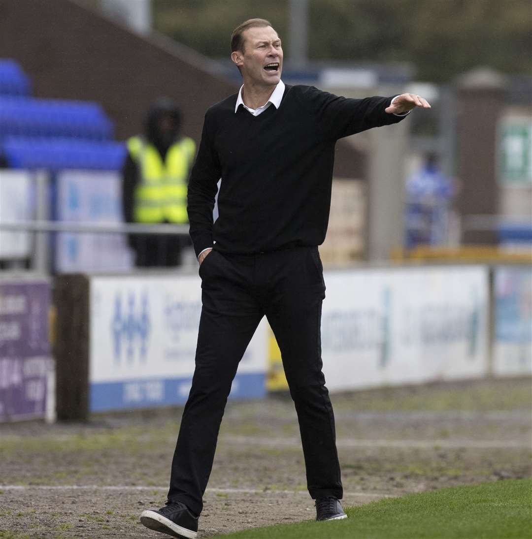 ICT manager Duncan Ferguson during his first home game.