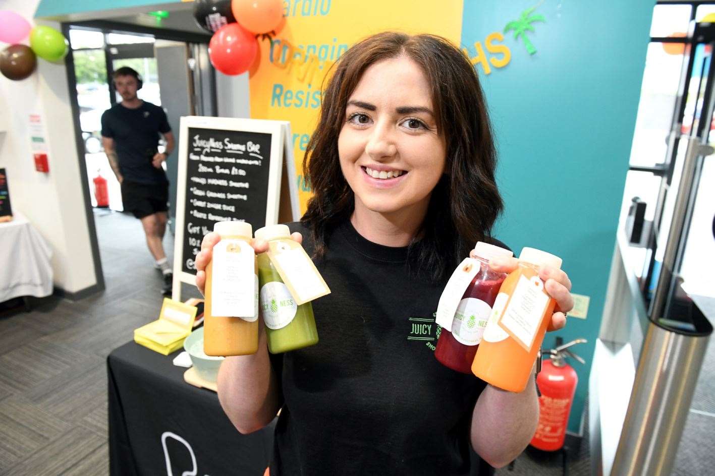 Alison Mackintosh, owner/operator of Juicy Ness Smoothie Bar. Picture: James Mackenzie.