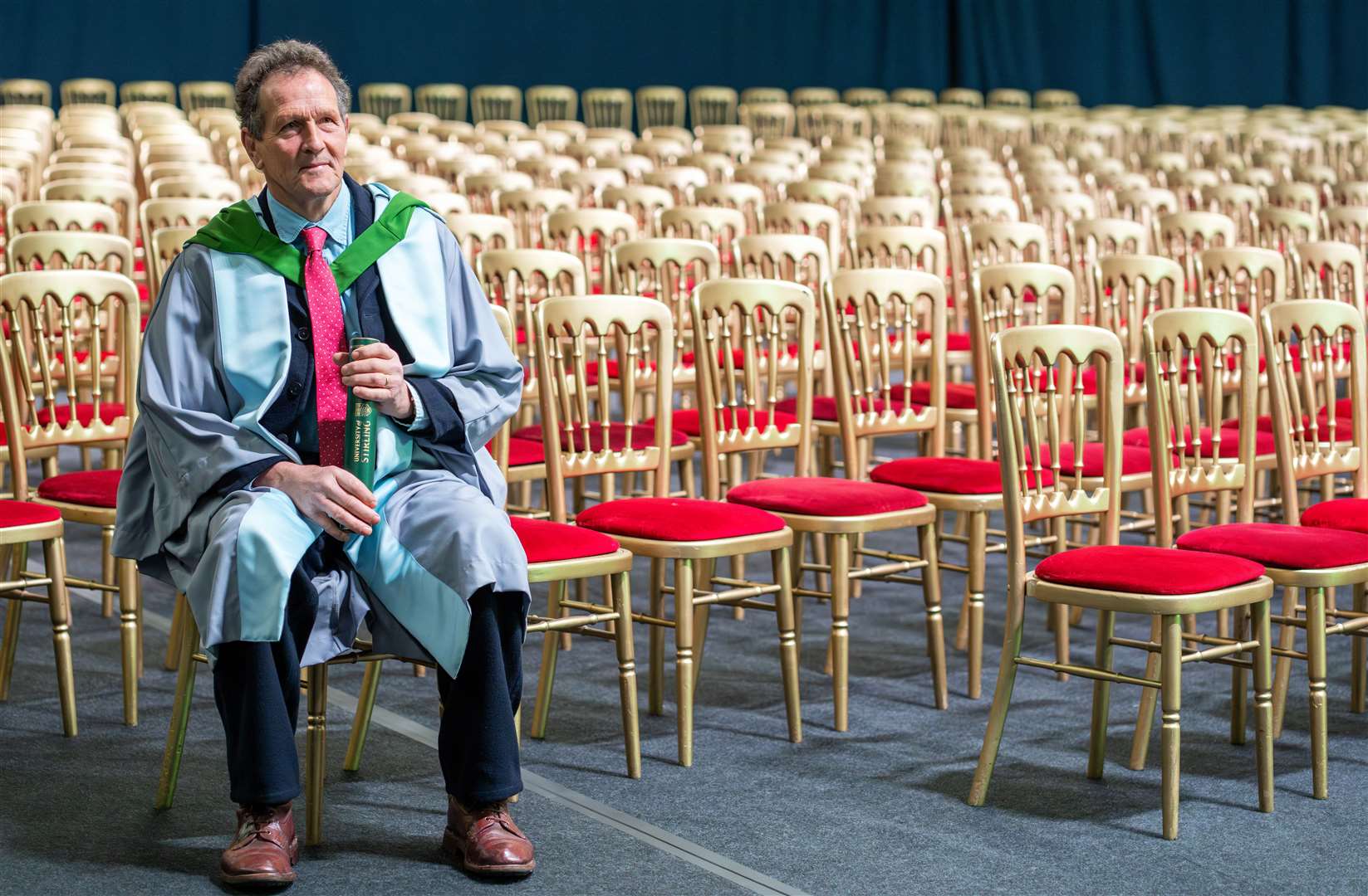 Monty Don received his degree during a graduation ceremony on Friday (Elaine Livingston/PA)