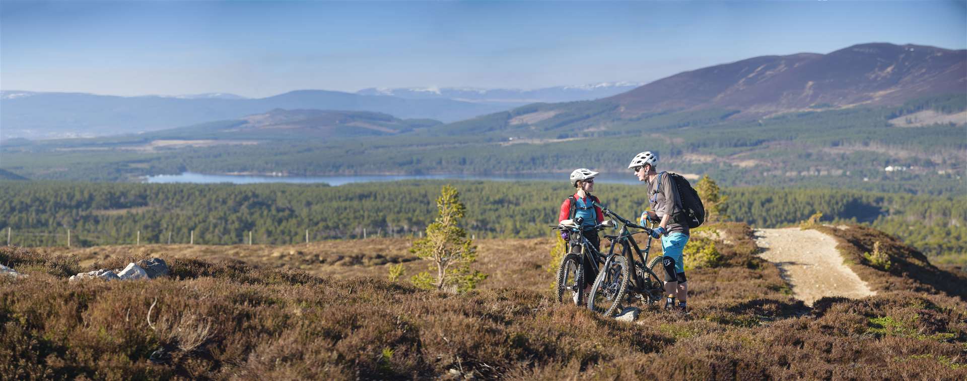 Digital tourism in the Cairngorm National Park in the Scottish Highlands. Picture: Tim Winterburn/HIE