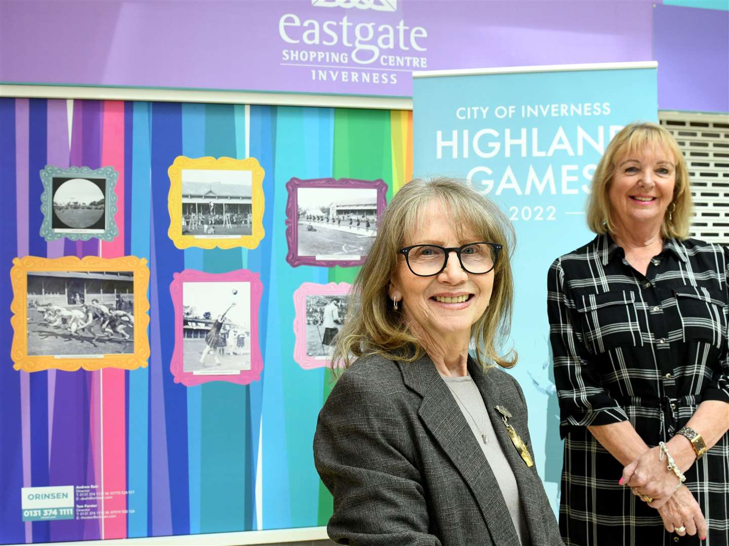 With the Inverness Highland Games set to return this weekend Inverness Provost Glynis Campbell-Sinclair and Jackie Cuddy, Eastgate Shopping Centre manager, take a look at images captured from the past.