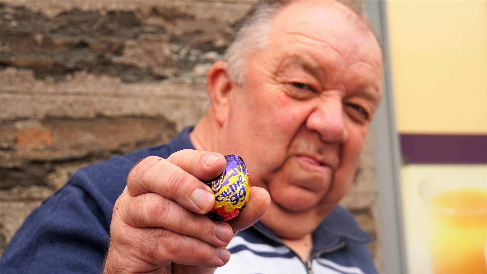 Sandy Barclay from Thurso was delighted to find the winning ticket found under the Creme Egg's wrapper. Pictures: DGS