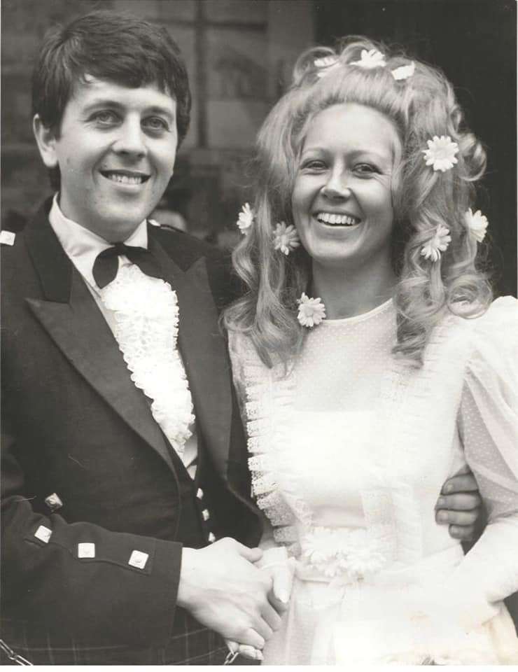 David Balfe with wife Eva.
