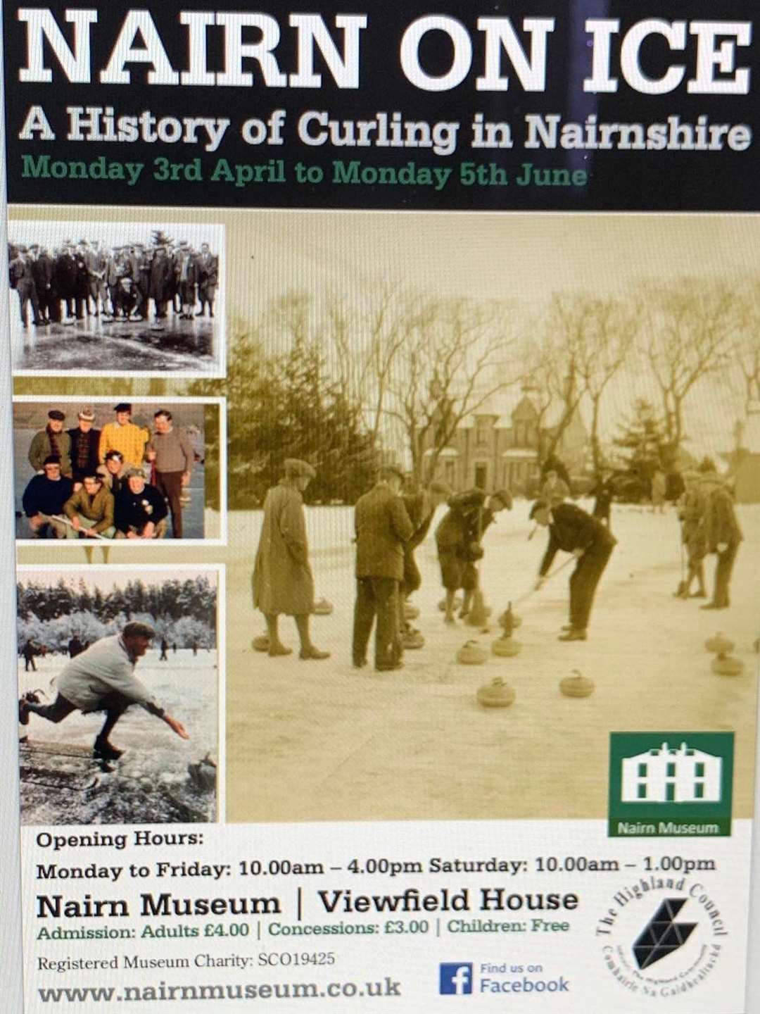 Nairn On Ice is the new exhibition in partnership with Nairn Curling Club.