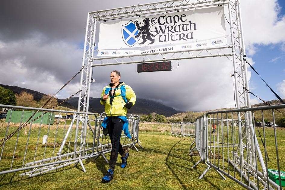 Graham Walton was the fastest runner on day six of CWU2022 - ©Cape Wrath Ultra & No Limits Photography
