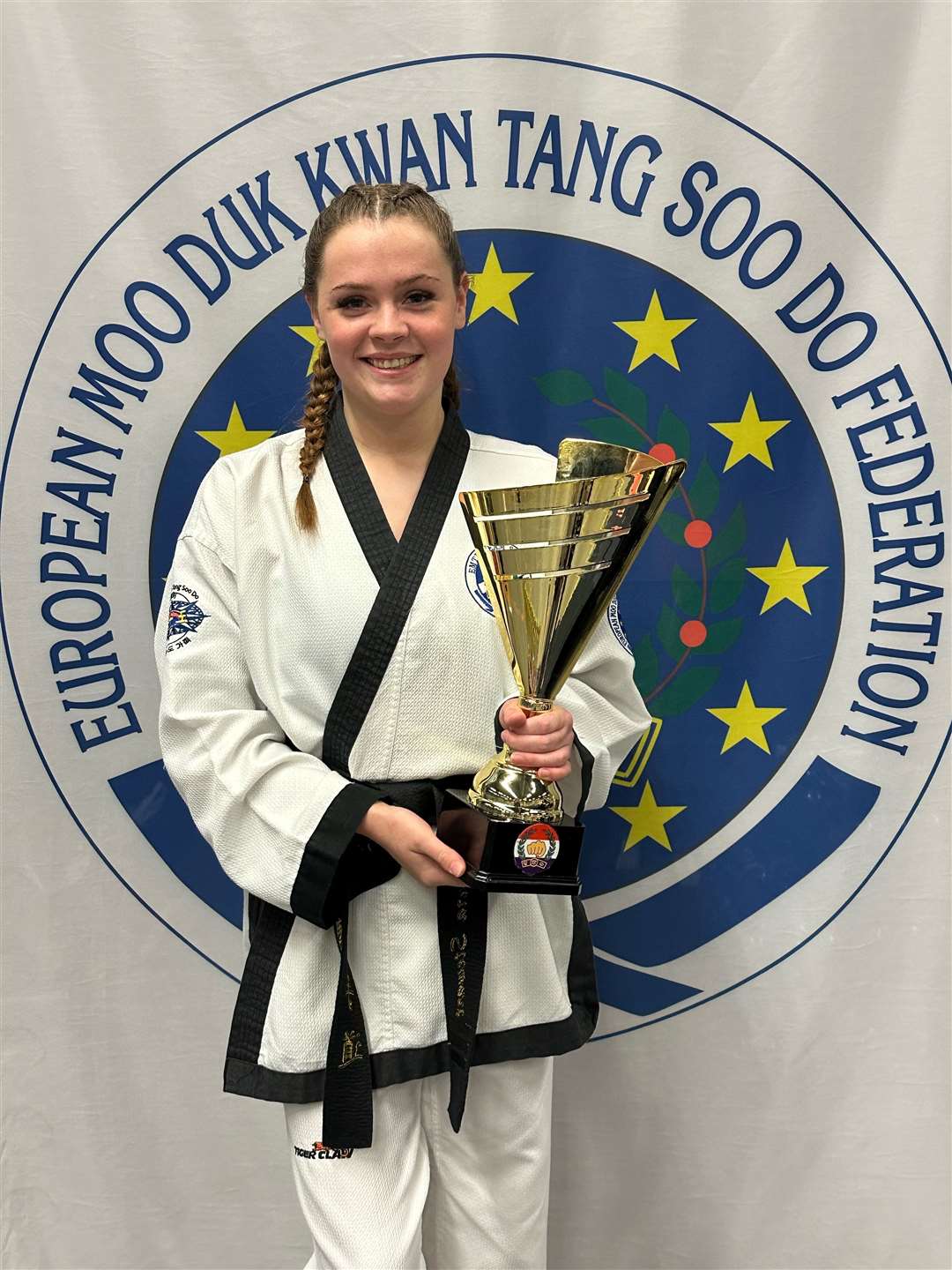 Inverness Tang Soo Do athlete Laura Stewart medalled in all five of her categories at the Dutch Open Championships to be crowned adult black belt grand champion.