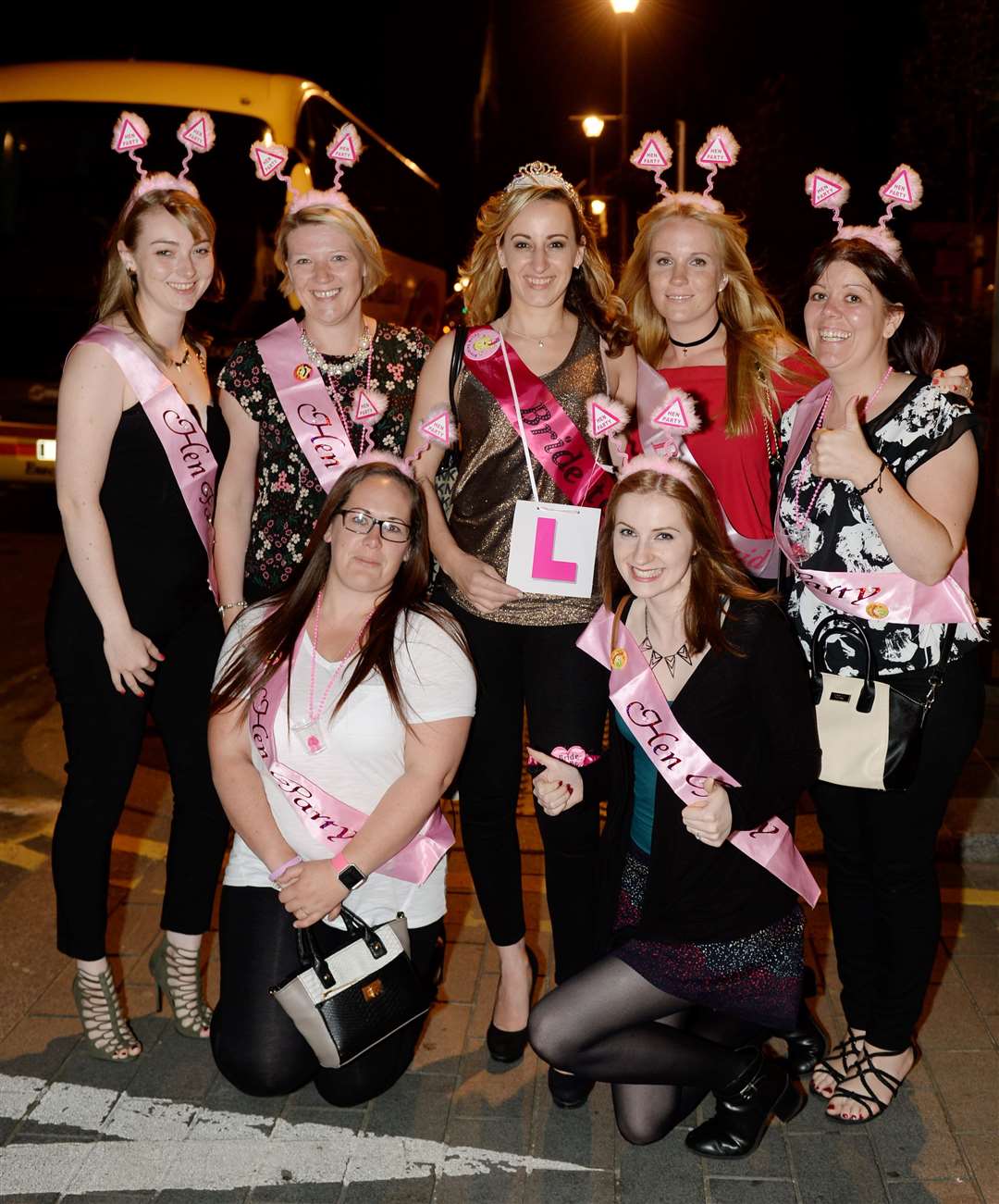 Picture: Alasdair Allen. Image No. 035029. L plate, Shelley Paton on her hen night with hens.