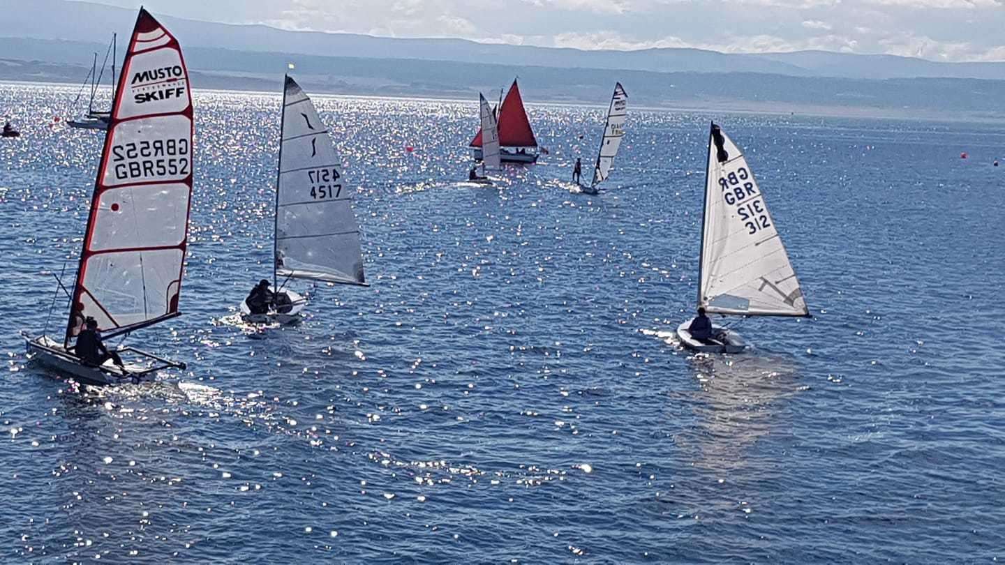 The sailing conditions on Sunday were described as ideal.