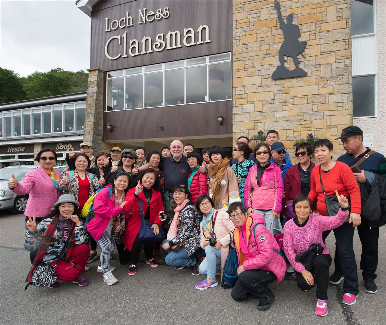 Chinese tourists visit the Clansman Hotel...Picture: Callum Mackay. Image No. 038220.
