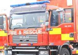 Three fire engines were called to the scene.