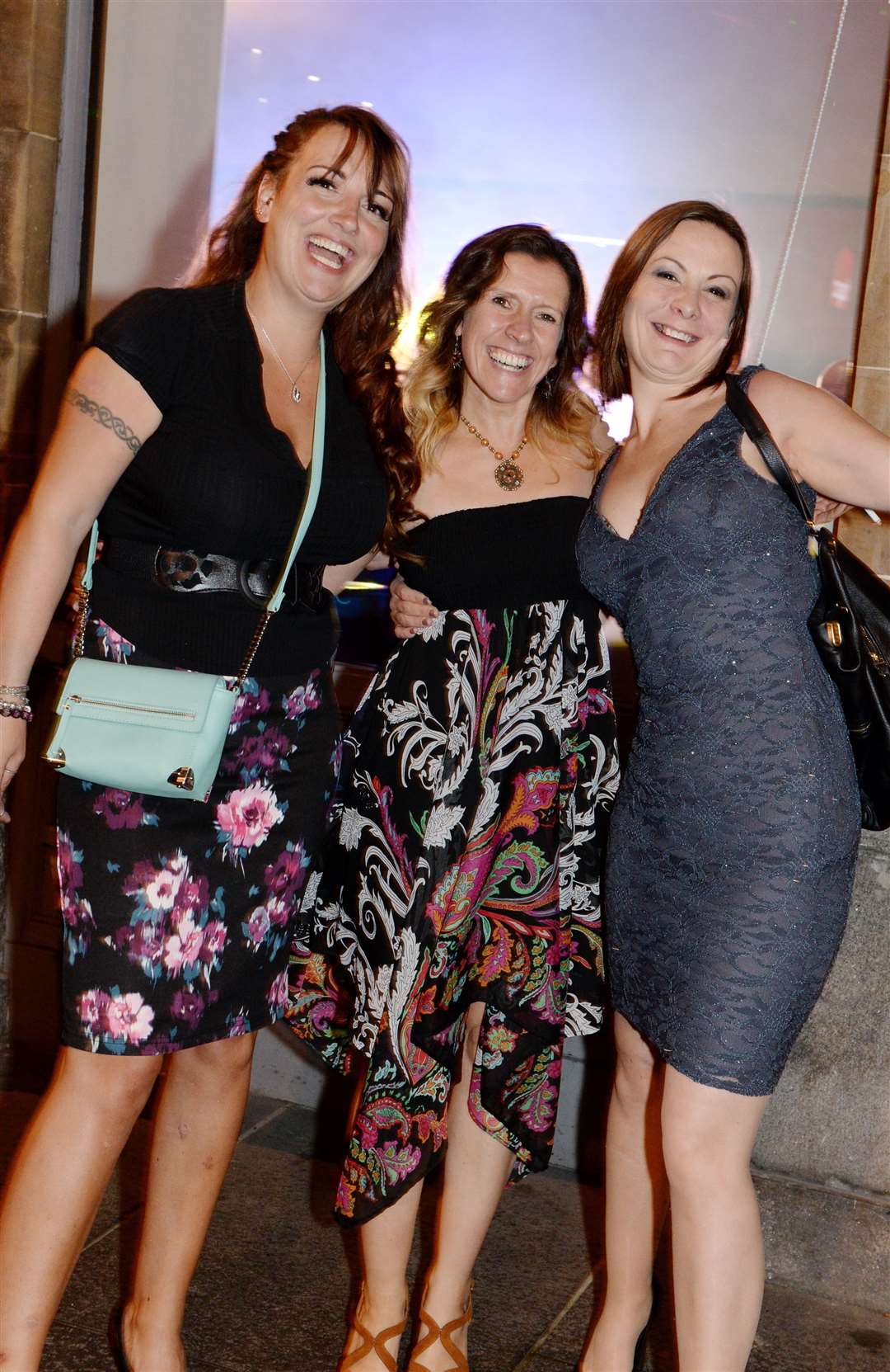 (left) Dawn Watt, Ali Wilson and Leanne Gault soon to be Crossman on Leanne's hen night. Picture: Gary Anthony. Image No.033756.
