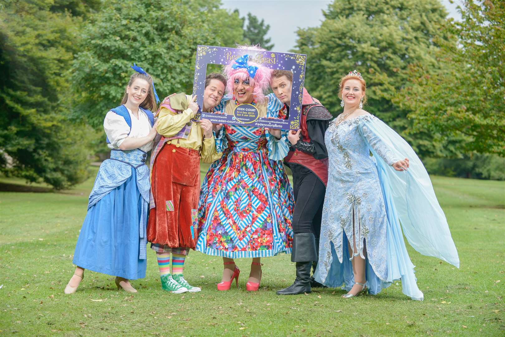 The cast of Beauty and the Beast at Eden Court, Inverness. Picture: Tom Illsley Photography/Imagine Theatre