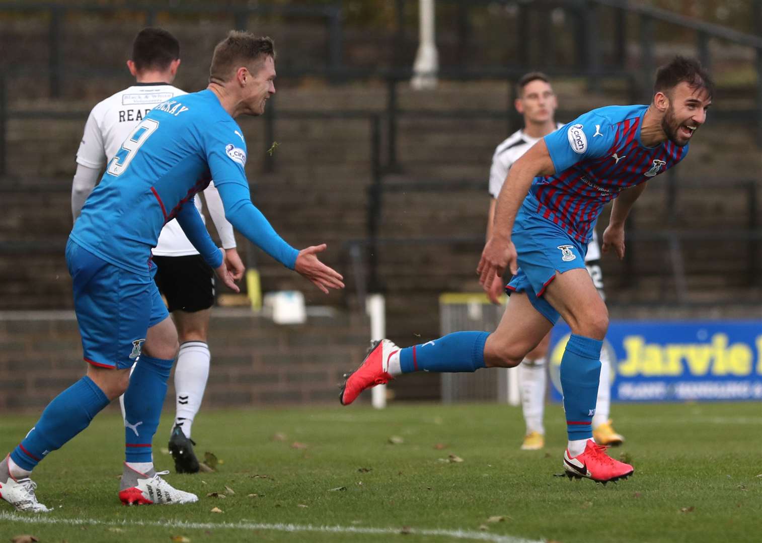 Sean Welsh's wonder strike sent Caley Thistle back to the top of the Championship table. Picture: Ken Macpherson