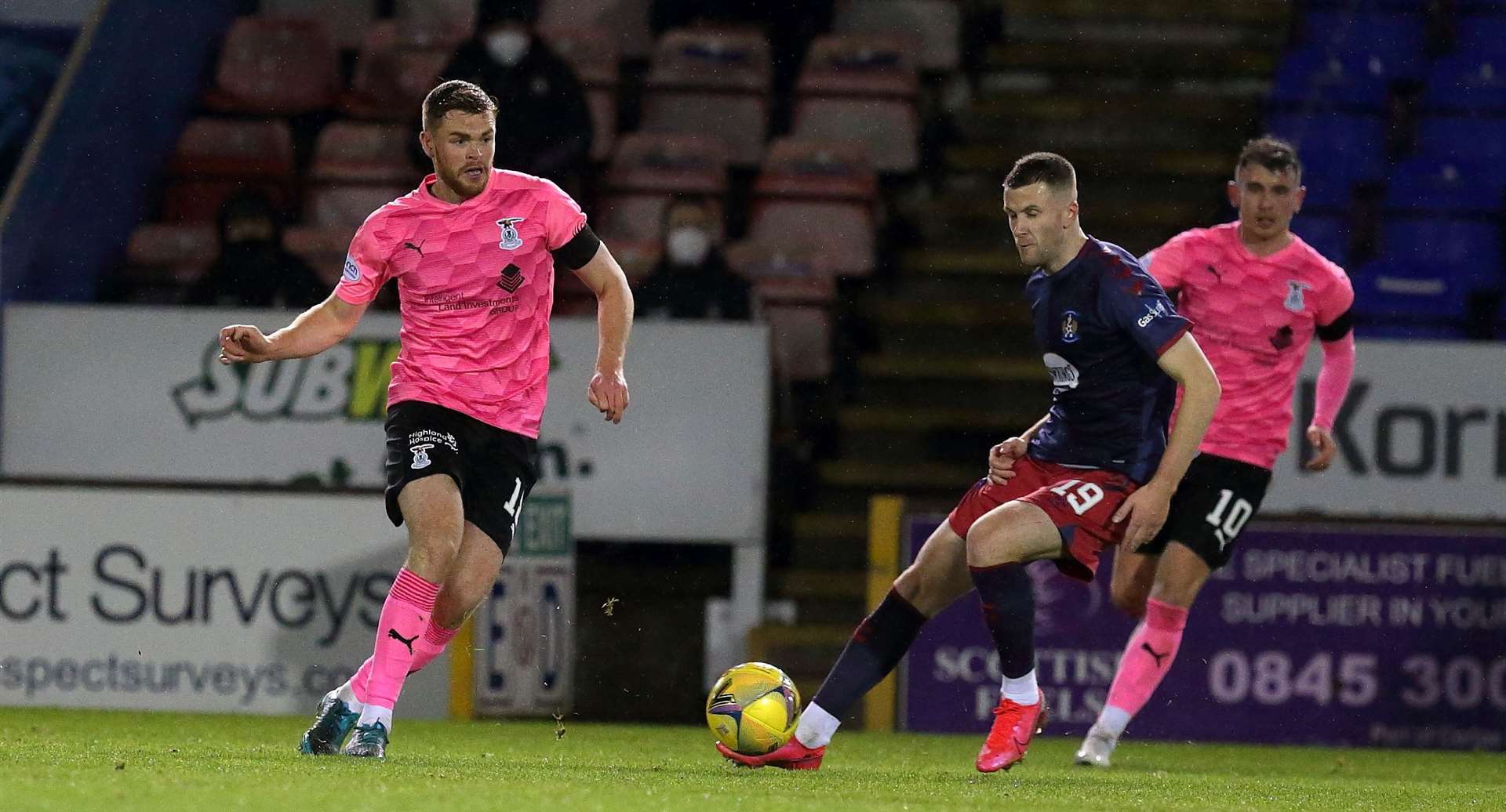Liam Polworth in action for Kilmarnock against Inverness earlier this season.