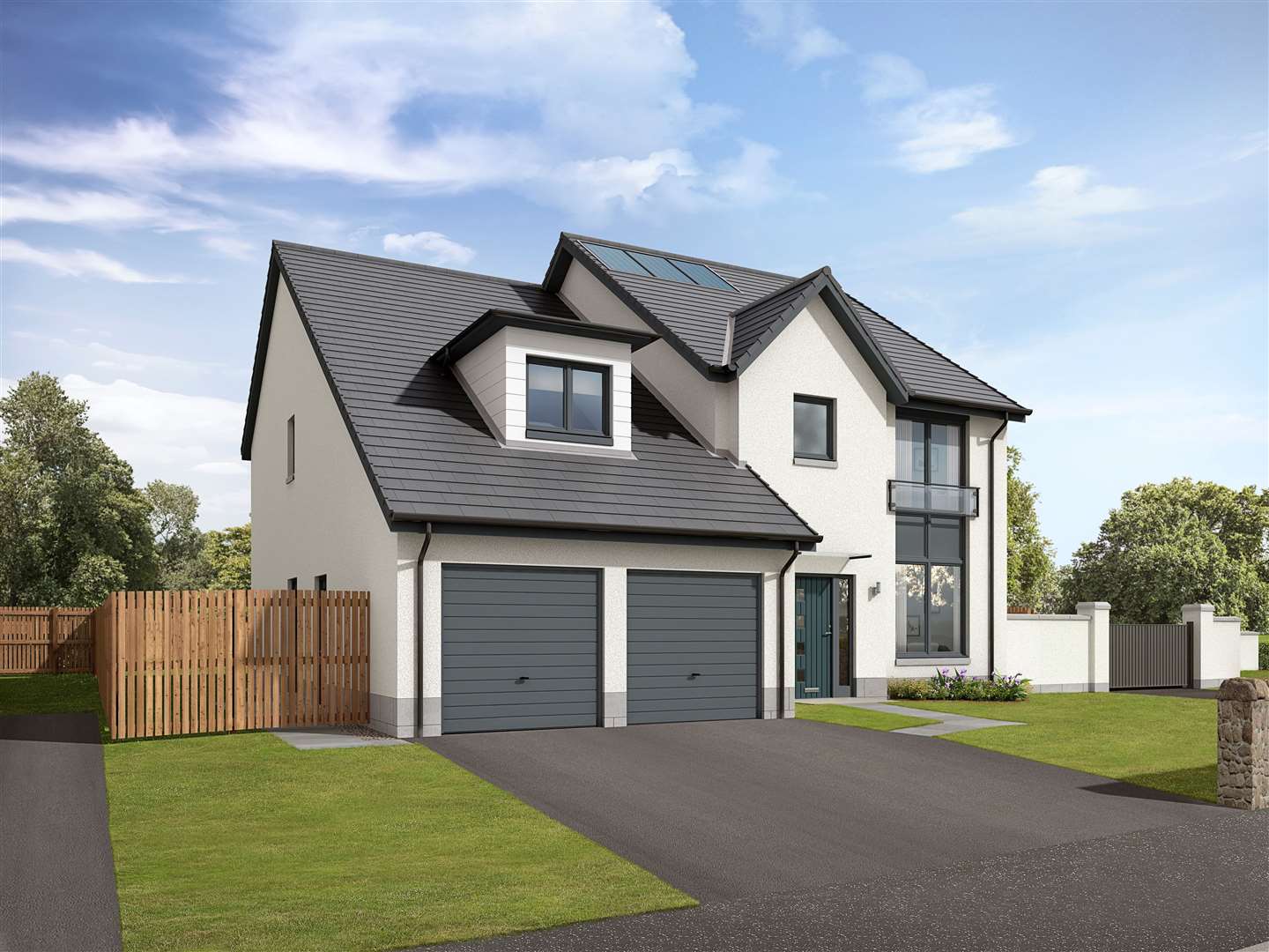 Artist's impression by one of the properties offered by Tulloch Homes.