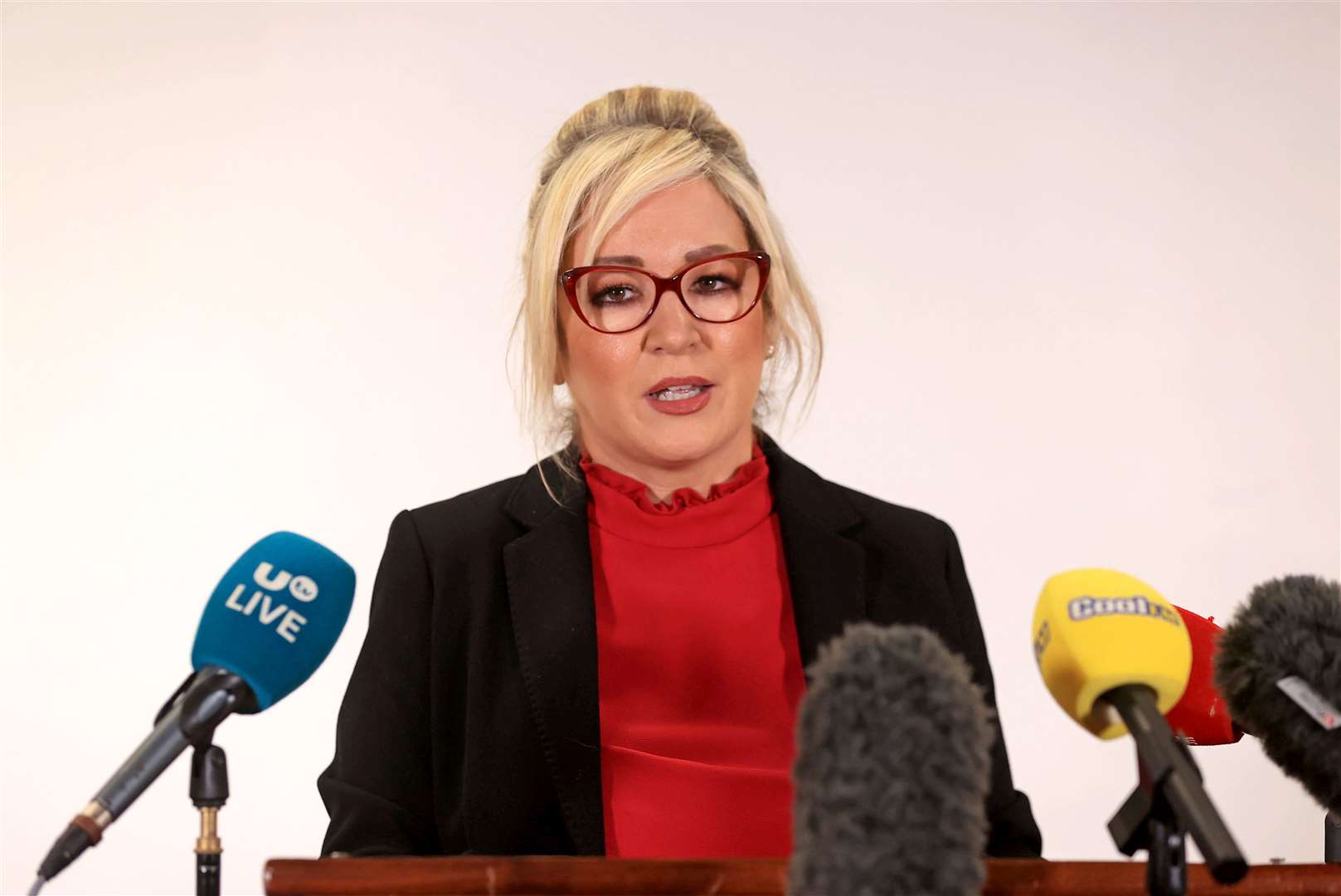 Michelle O’Neill said the hurt and suffering of the Troubles could not be disowned by republicans (Liam McBurney/PA)