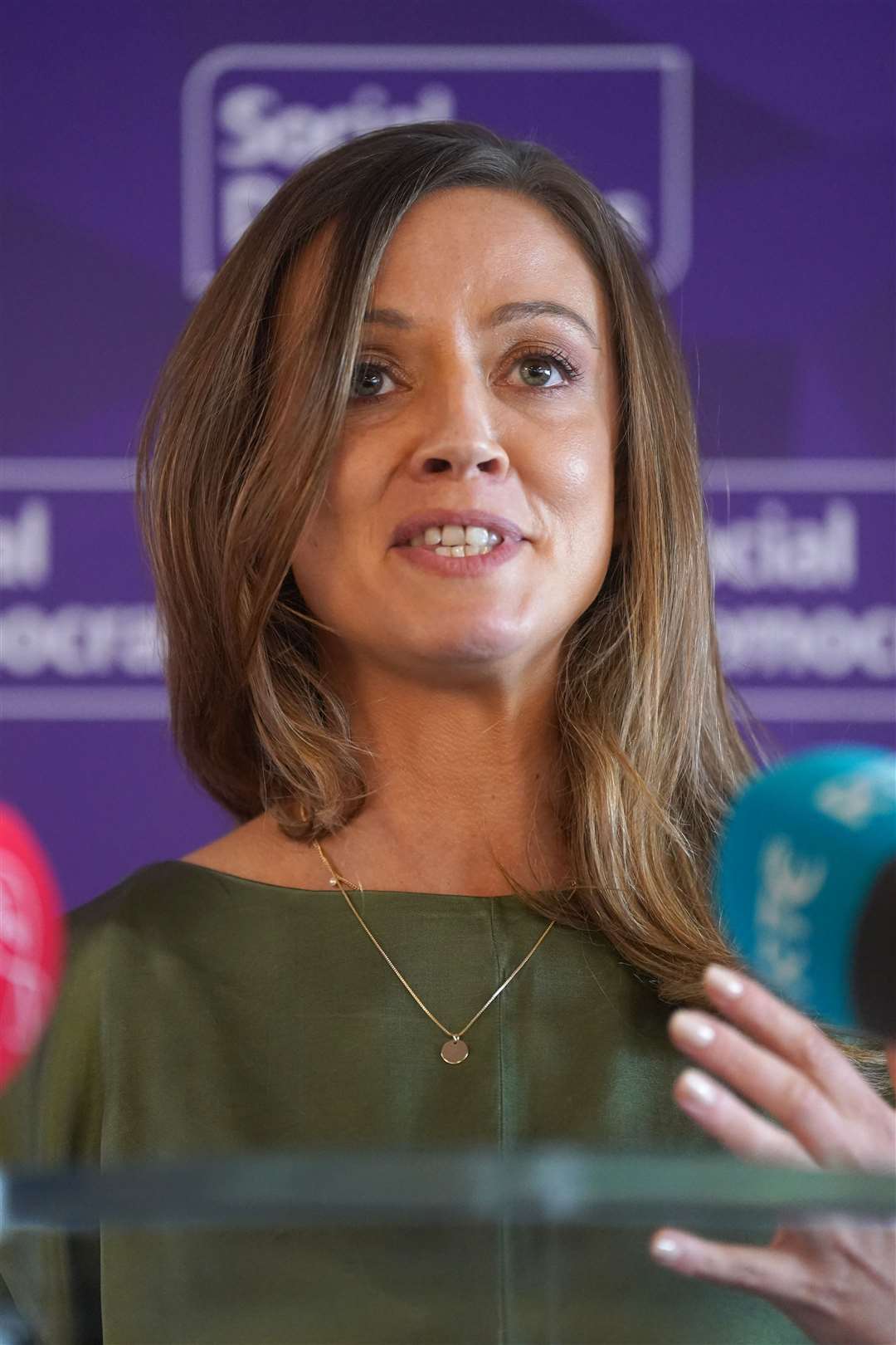 Social Democrats leader Holly Cairns (Brian Lawless/PA)