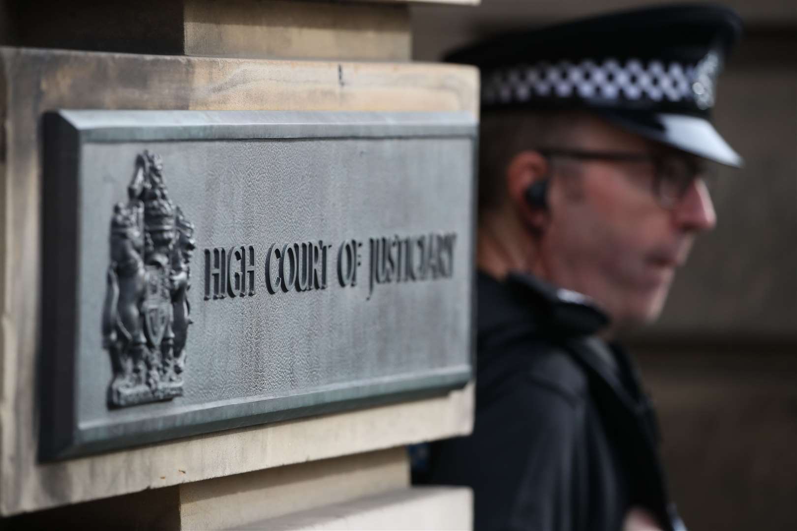 Sam Imrie is standing trial at the High Court in Edinburgh accused of nine offences – three of which come under the Terrorism Act (Andrew Milligan/PA)