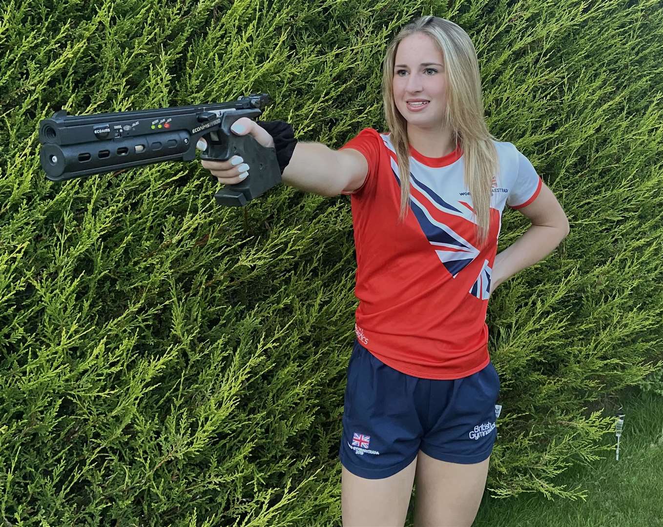 Grace MacDonald is competing in Laser Run at the 2021 School Games in Loughborough