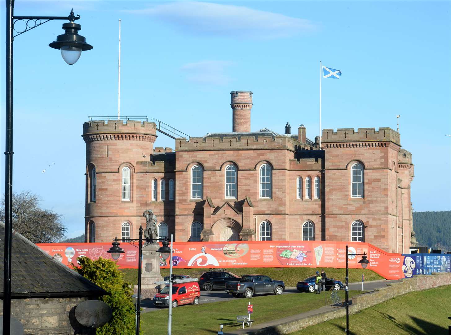 South Tower of Inverness Castle...Picture: Gary Anthony..
