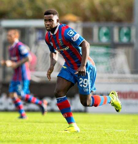 Larnell Cole needs to be playing regular football and is open to staying at Caley Thistle. Picture: Ken Macpherson.