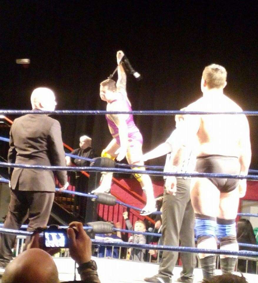 Grado (actor and former TNA Impact wrestler) at the Ironworks in 2015.