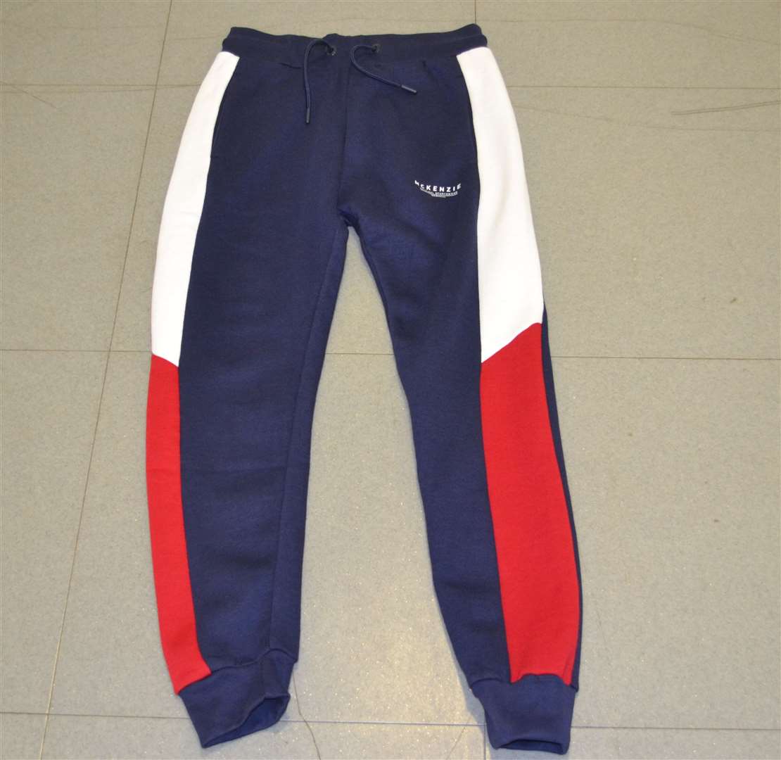 Police say the man they want to speak to was wearing a pair of trousers similar to these.